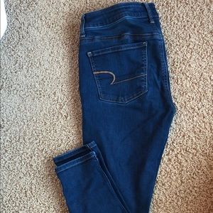 Medium wash, medium waist American Eagle jeans